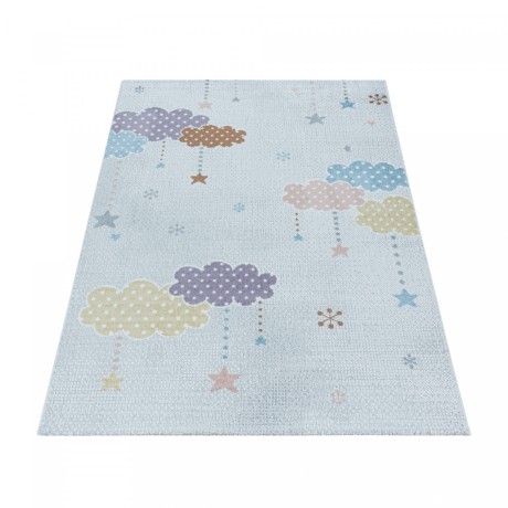 Przejdź do produktu Dywan dziecięcy Lucky chmurki kolorowe 200 cm x 290 cm