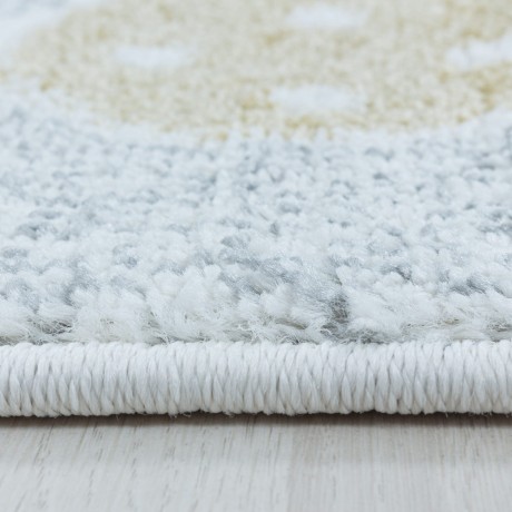 Przejdź do produktu Dywan dziecięcy Lucky chmurki kolorowe 120 cm x 120 cm  koło