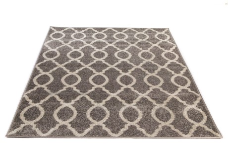 Przejdź do produktu Dywan Lotto geometria jasno szary 133 cm x 190 cm