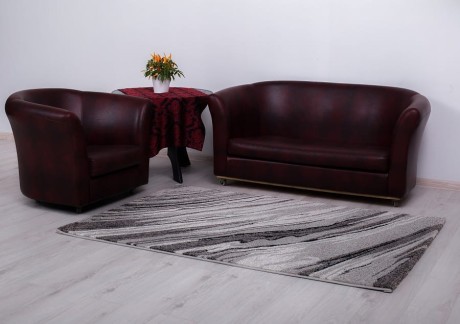 Przejdź do produktu Dywan Mallorca Fala szara 160 cm x 230 cm