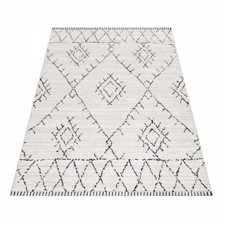 Przejdź do produktu Dywan poliestrowy Berber kremowy 120 cm x 170 cm