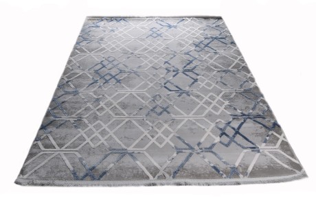 Przejdź do produktu Dywan akrylowy 3 D Experience szaro-niebieski 80 cm x 150 cm