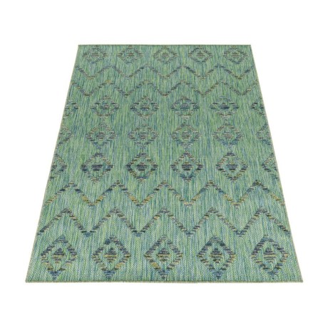Przejdź do produktu Dywan sznurkowy Bahama 3D Boho zielony 80 cm x 250 cm