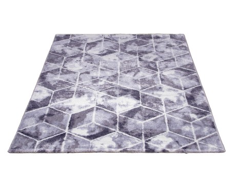 Przejdź do produktu Dywan nowoczesny Reflection Romby szaro-kremowy  120 cm x 170 cm