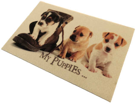 Przejdź do produktu Wycieraczka Deco Star My Puppies 50 cm x 80 cm