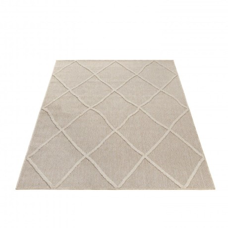 Przejdź do produktu Dywan sznurkowy Patara romby beżowy 80 cm x 150 cm