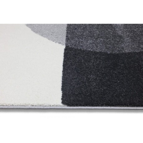 Przejdź do produktu Dywan nowoczesny Lara czarno-kremowo-szary 160 cm x 230 cm