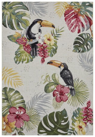 Przejdź do produktu Dywan zewnętrzny Flair Tropical kremowy 80 cm x 165 cm