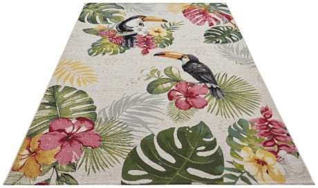 Przejdź do produktu Dywan zewnętrzny Flair Tropical kremowy 80 cm x 165 cm