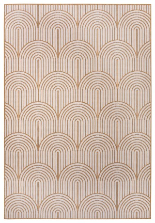 Przejdź do produktu Dywan zewnętrzny dwustronny Pangli złoto-kremowy 240 cm x 340 cm