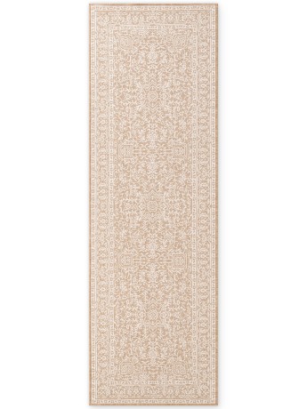 Przejdź do produktu Dywan zewnętrzny dwustronny Duet beżowo-kremowy 80 cm x 250 cm