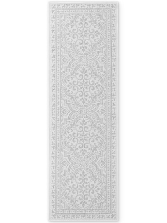 Przejdź do produktu Dywan zewnętrzny dwustronny Duet Ornament szaro-kremowy 80 cm x 250 cm