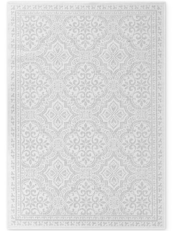 Przejdź do produktu Dywan zewnętrzny dwustronny Duet Ornament szaro-kremowy 200 cm x 290 cm