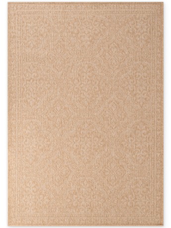 Przejdź do produktu Dywan zewnętrzny dwustronny Duet Ornament beżowo-kremowy 120 cm x 170 cm
