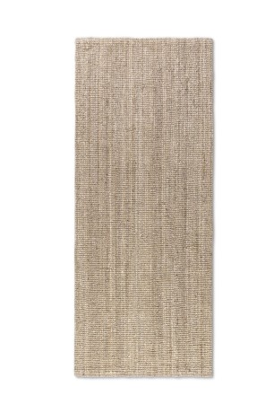 Przejdź do produktu Dywan naturalny jutowy ręcznie tkany Boucle kremowy 80 cm x 200 cm
