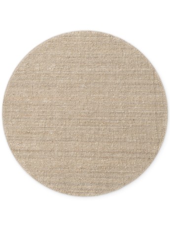 Przejdź do produktu Dywan naturalny jutowy ręcznie tkany Boucle kremowy 160 cm x 160 cm koło
