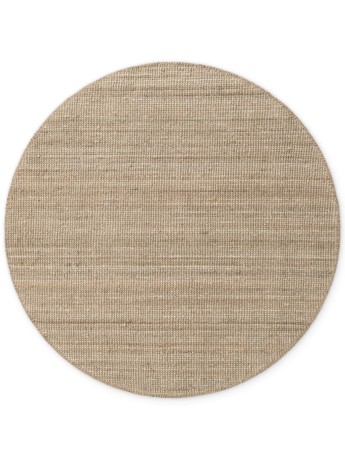 Przejdź do produktu Dywan naturalny jutowy ręcznie tkany Boucle brązowo-szary 160 cm x 160 cm