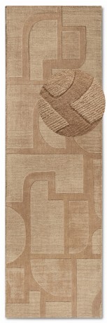 Przejdź do produktu Dywan wełniany Villeroy & Boch Alexis beżowy 80 cm x 250 cm