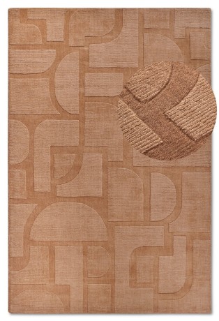 Przejdź do produktu Dywan wełniany Villeroy & Boch Alexis odcienie brązowego 120 cm x 170 cm