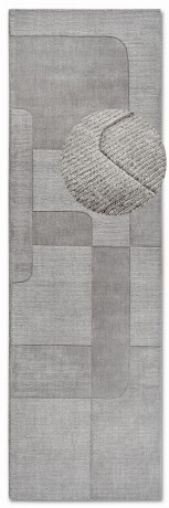 Przejdź do produktu Dywan wełniany Villeroy & Boch Charlotte szary 80 cm x 250 cm