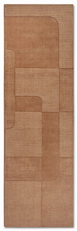 Przejdź do produktu Dywan wełniany Villeroy & Boch Charlotte odcienie brązowego 80 cm x 250 cm