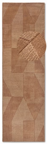 Przejdź do produktu Dywan wełniany Villeroy & Boch Ursule odcienie brązowego 80 cm x 250 cm
