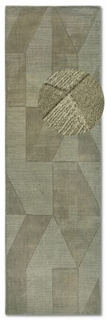 Przejdź do produktu Dywan wełniany Villeroy & Boch Ursule zielony 80 cm x 250 cm