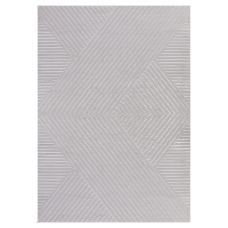 Przejdź do produktu Dywan 3D nowoczesny Sahara Wstęga szary 120 cm x 170 cm