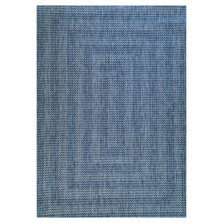 Przejdź do produktu Dywan zewnętrzny Zagora Ramka niebieski 200 cm x 290 cm 