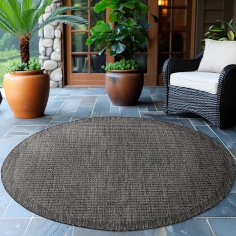 Przejdź do produktu Dywan uniwersalny Giza czarny 160 cm x 160 cm koło 