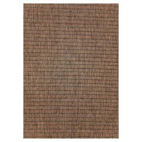 Przejdź do produktu Dywan zewnętrzny Zagora Paseczki ceglany 140 cm x 200 cm