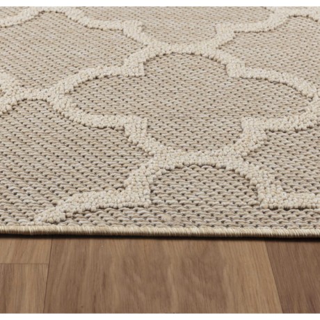 Przejdź do produktu Dywan zewnętrzny sznurkowy Patara Koniczyna beżowy 80 cm x 250 cm 