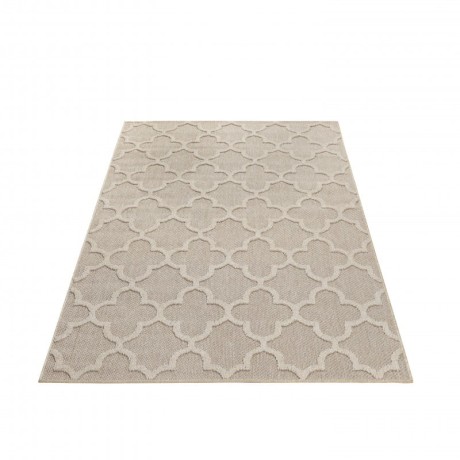 Przejdź do produktu Dywan zewnętrzny sznurkowy Patara Koniczyna beżowy 140 cm x 200 cm  