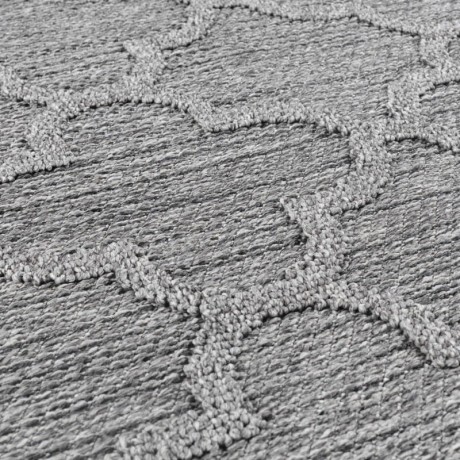 Przejdź do produktu Dywan zewnętrzny sznurkowy Patara Koniczyna szary 80 cm x 250 cm 