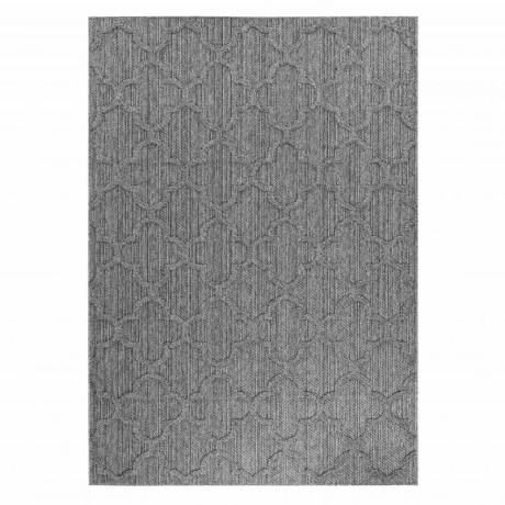 Przejdź do produktu Dywan zewnętrzny sznurkowy Patara Koniczyna szary 140 cm x 200 cm  