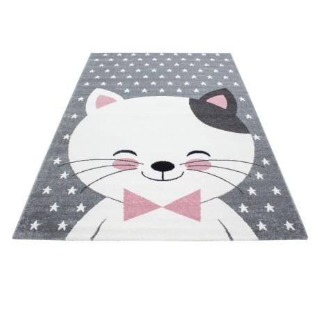 Przejdź do produktu Dywan dziecięcy Kid Kotek szaro-różowy 200 cm x 290 cm