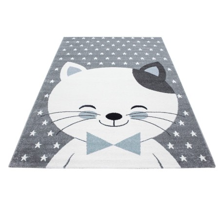 Przejdź do produktu Dywan dziecięcy Kid Kotek szaro-niebieski 160 cm x 230 cm 