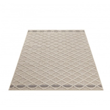 Przejdź do produktu Dywan zewnętrzny sznurkowy Patara Kratka beżowy 160 cm x 230 cm 