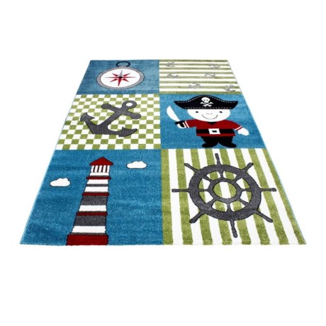 Przejdź do produktu Dywan dziecięcy Kids Morski wielokolorowy 160 cm x 230 cm 