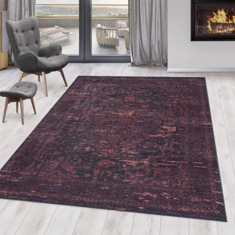 Przejdź do produktu Dywan drukowany antypoślizgowy Fiesta Loft czerwony 120 cm x 170 cm 
