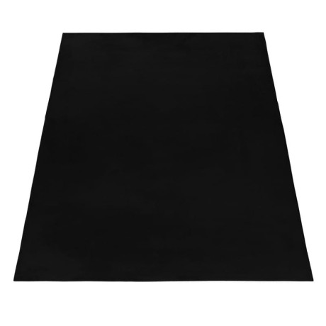 Przejdź do produktu Dywan pluszowy Pouffy czarny 140 cm x 200 cm