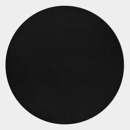 Przejdź do produktu Dywan pluszowy Pouffy czarny koło 160 cm x 160 cm