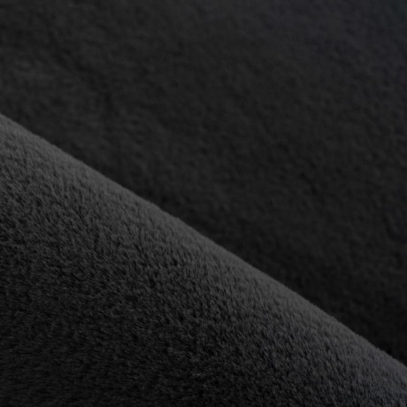 Przejdź do produktu Dywan pluszowy Pouffy czarny koło 200 cm x 200 cm