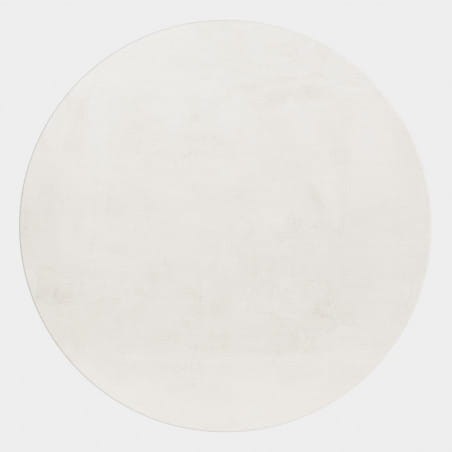 Przejdź do produktu Dywan pluszowy Pouffy kremowy koło 200 cm x 200 cm 